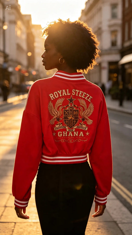 GH babe women varsity jacket