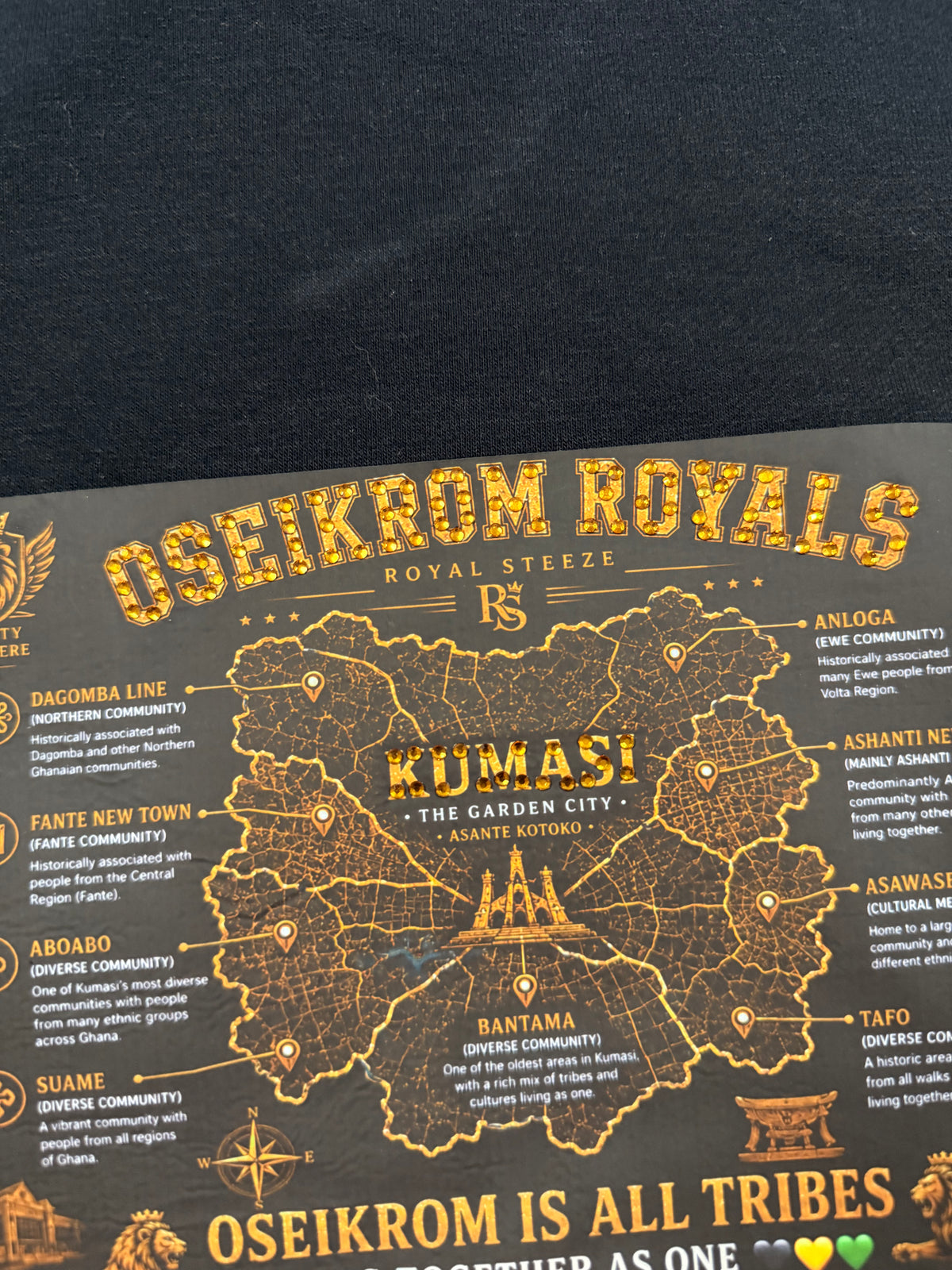 Oseikrom royal stones hoodie