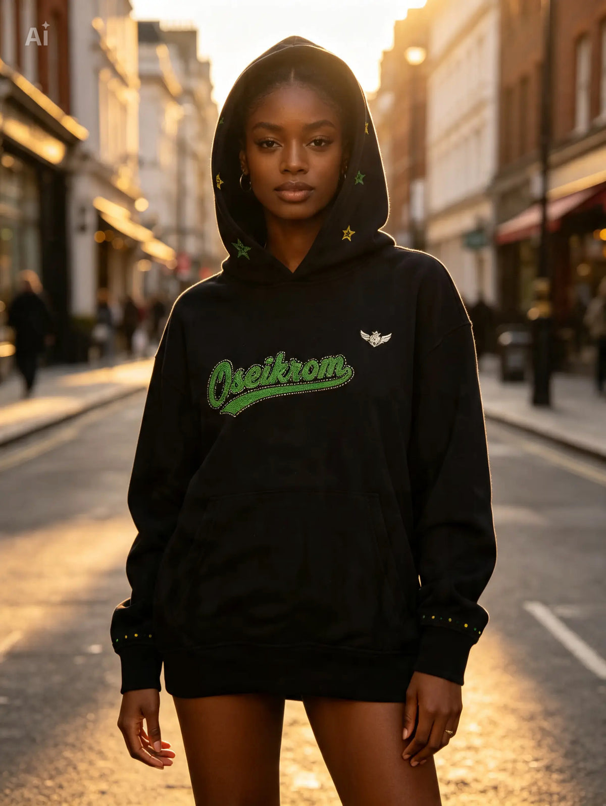Oseikrom royals Adinkra stars hoodie