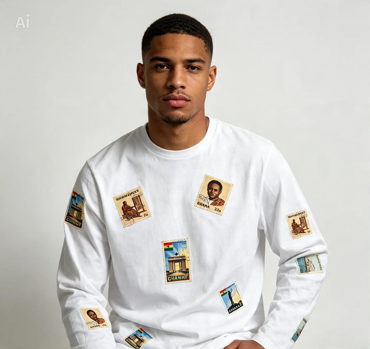 GH Royal stamps long sleeves t shirts