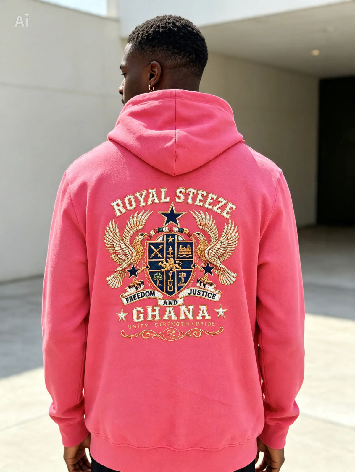 Ghana royal stones hoodie