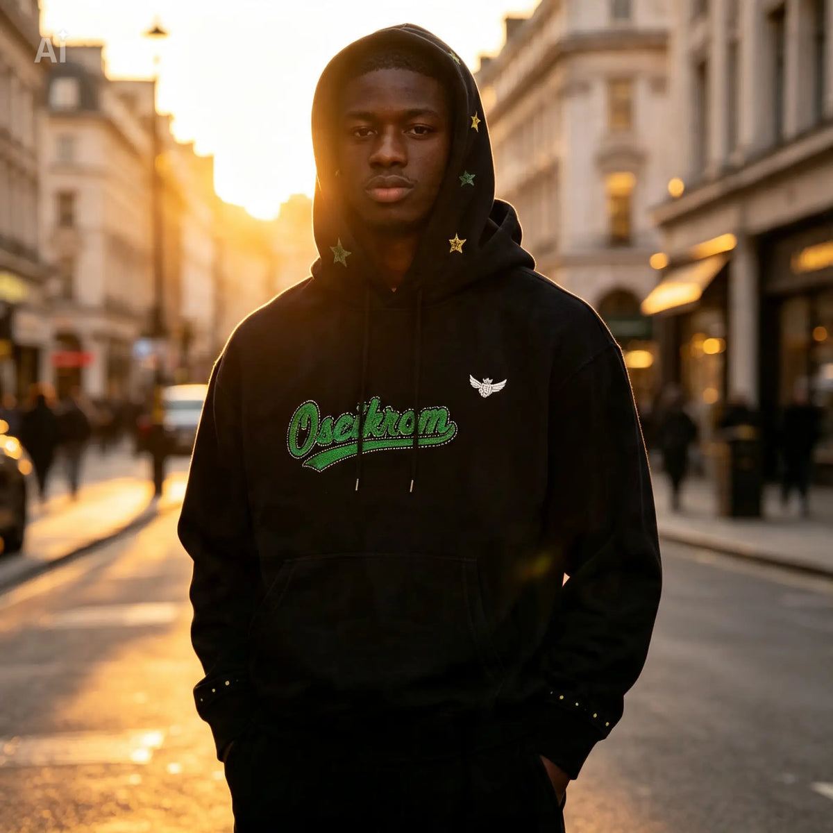 Oseikrom royals Adinkra stars hoodie