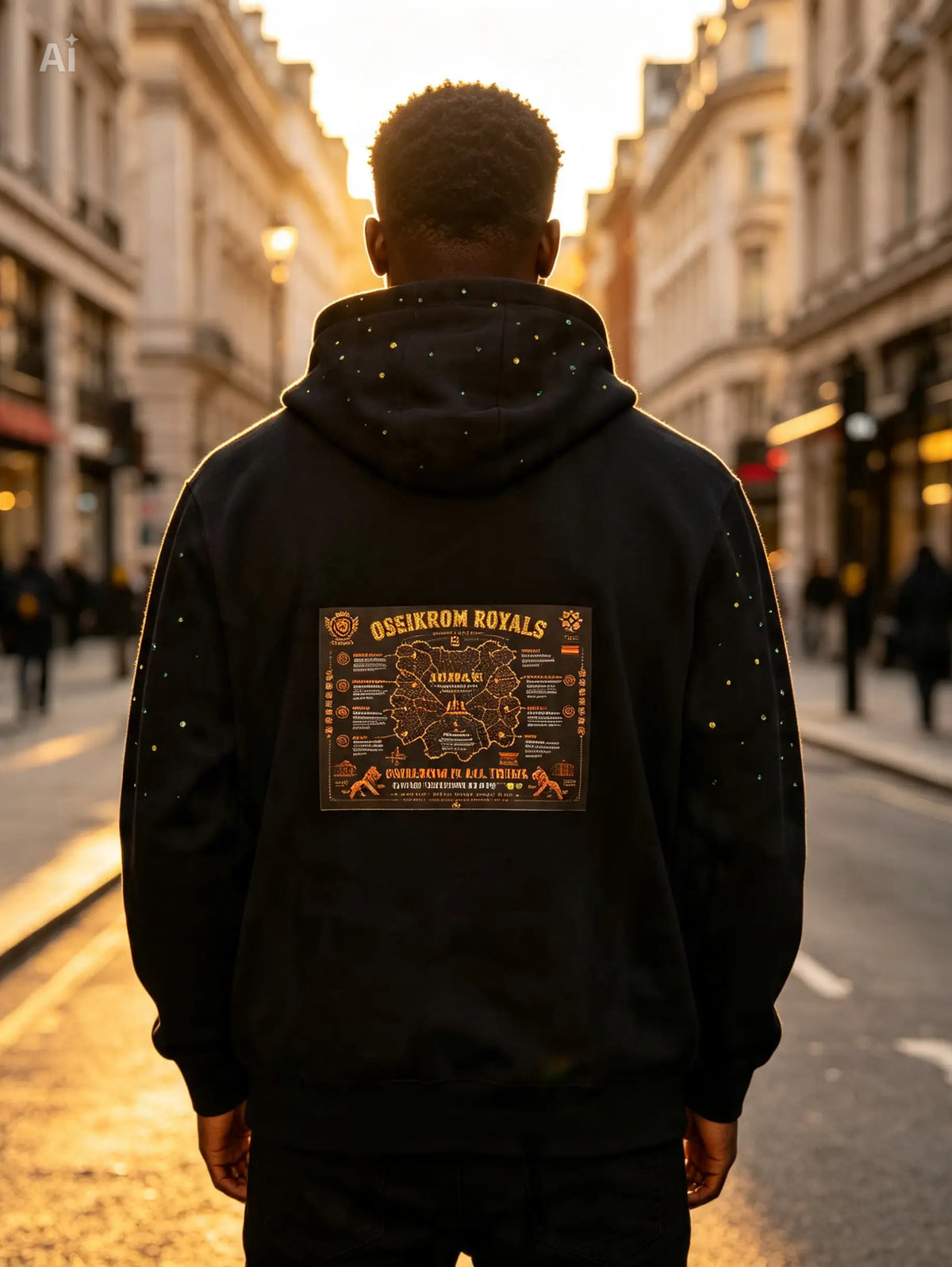 Oseikrom royal stones hoodie
