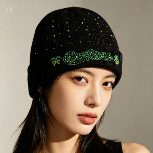 Oseikrom royal stones beanie hat