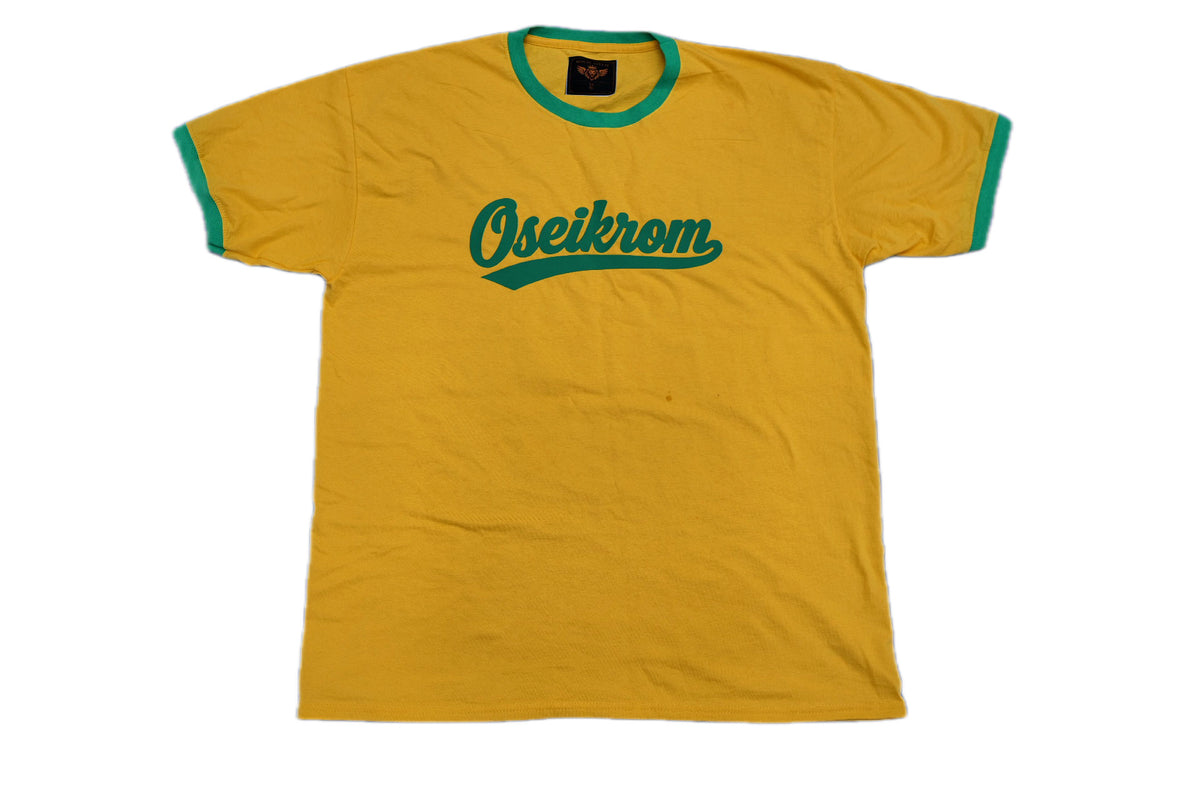 Oseikrom Royals yellow and green t shirt