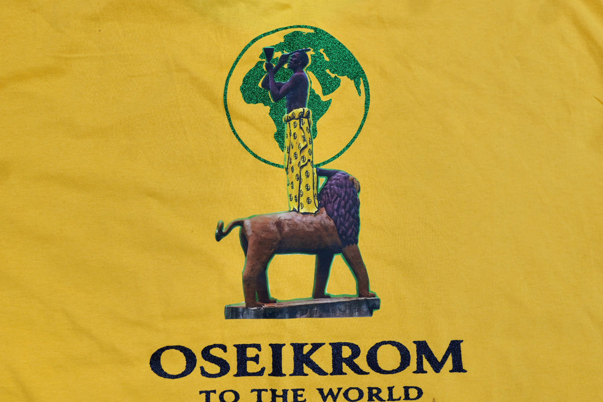 Oseikrom Royals yellow and green t shirt